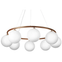 Miira 8 Circular Chandelier Dark