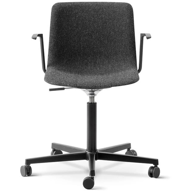 Photo of Pato Office Armchair 4032 By Welling/ludvik - Full Upholstery - Kontorstol - Hallingdal 180 - W69 X D62,5 X H78-90 X Sh44-56 Cm