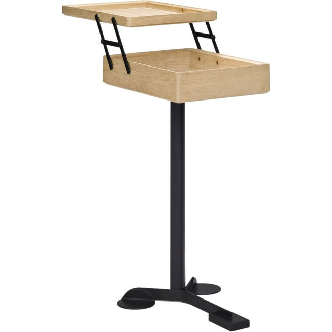 Photo of Comodo, Lacquered Oak - Storage cabinet - Achille Castiglioni - Wood-coloured, black - Metal/wood