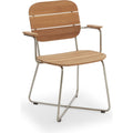 Thumbnail photo of Lilium Armchair - Outdoor dining chairs - Wood colored - Wood