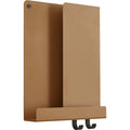 Thumbnail photo of Folded Shelves Xs, Burnt Orange - Vägghyllor - Johan Van Hengel - Svart - Metall