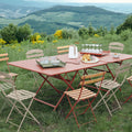 Thumbnail photo of Bistro Natural Chair, Cotton White - Garden chairs - White - Metal/wood