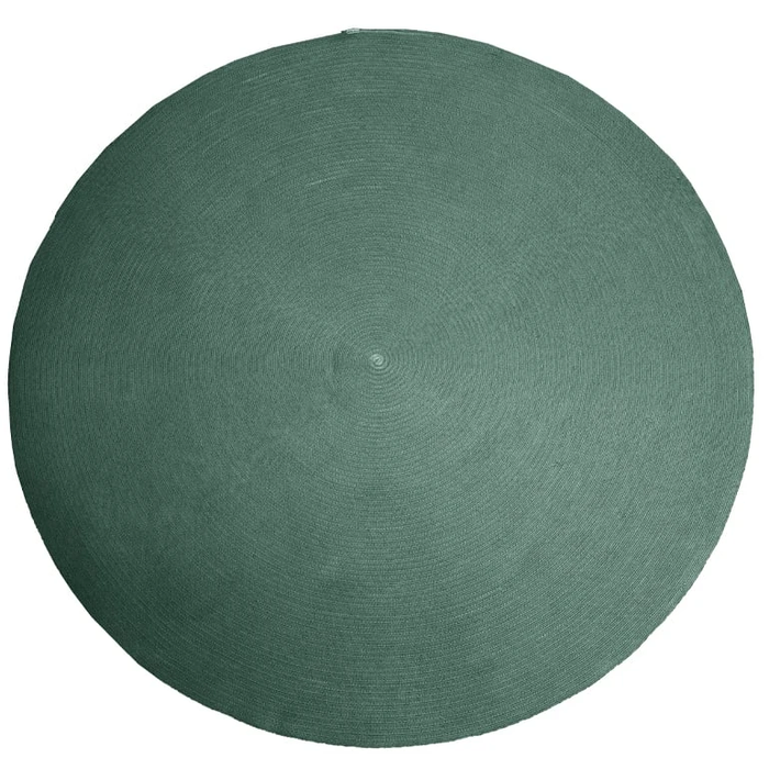 Photo of Circle Rug Round Dark Green