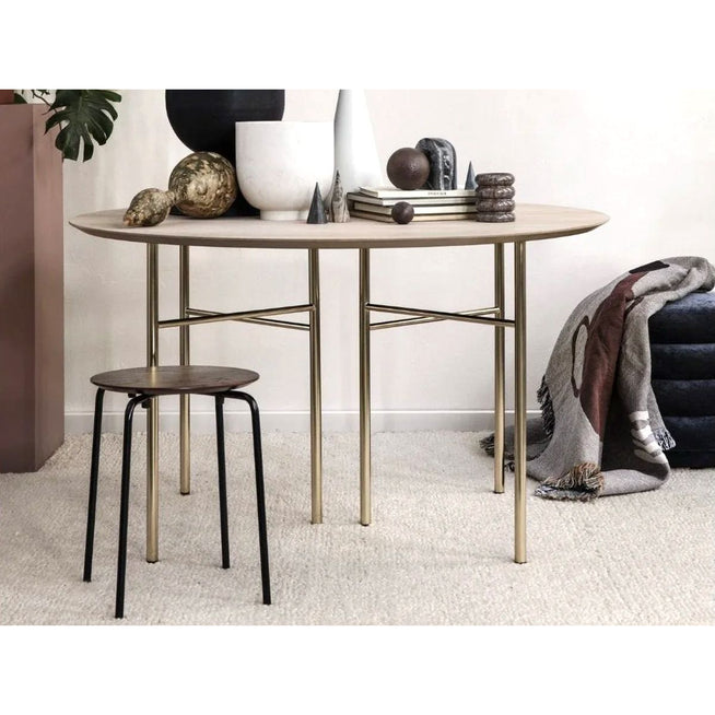 Photo of Herman Bar Stool - Barstol - Low - White Oiled Oak - W39,5 H83,5 D39,5 Cm