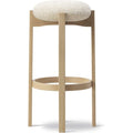 Thumbnail photo of Pioneer Stool 6831 / By Maria Bruun - Skammel - Zero 0001 / Oak Lacquered - Ø42 X H77 Cm