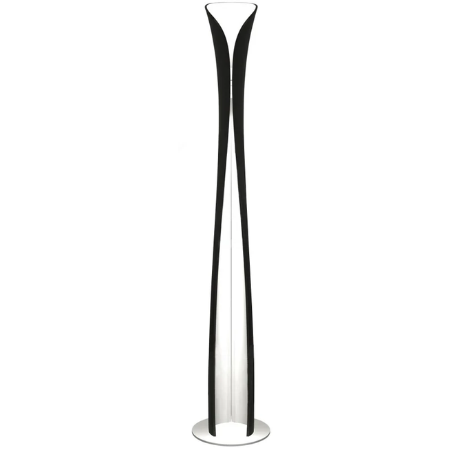 Photo of Cadmo Led Floor Lamp Black/White Interior - Shade Lamps - Karim Rashid - Black 1