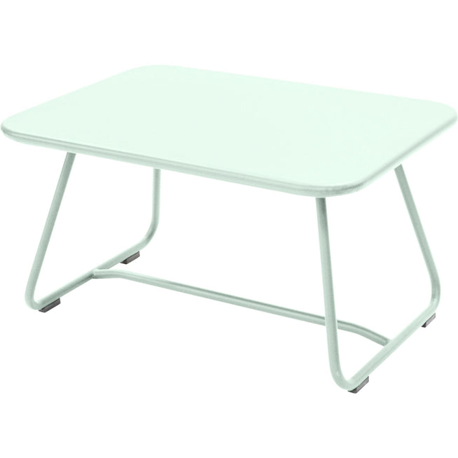 Photo of Sixties Low Table Ice Mint A7 - Outdoor Side Table - Blue - Metal