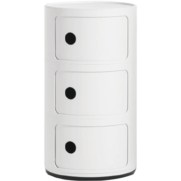 Photo of Modular 4988 Mat White, 3 Compartments - Hurtsar - Anna Castelli Ferrieri - Vit - Plast