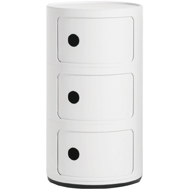 Photo of Modular 4988 Mat White, 3 Compartments - Hurtsar - Anna Castelli Ferrieri - Vit - Plast