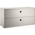 Thumbnail photo of String drawer unit 58x30, Beige, 1-pack - Shelving - Nils Strinning - Beige - Wood