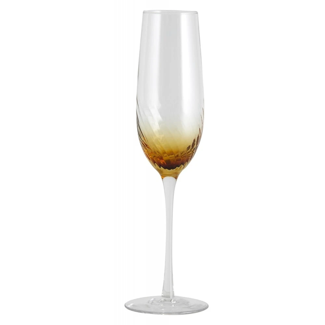 Photo of Garo Champagne Glass Amber - Set of 8 Pieces
