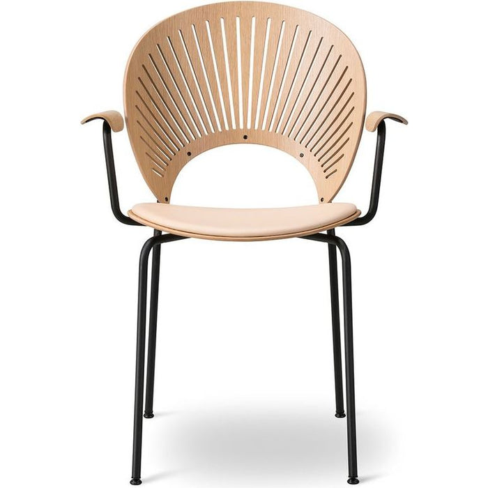 Photo of Trinidad Armchair 3397 By Nanna Ditzel - Spisebordsstol - Vegeta 90 Natural / Lacquered Oak / Black - W61 X D57 X H85 X Sh46,5 Cm
