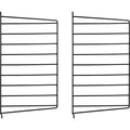 Thumbnail photo of String Wall Rack 50x30, Black, 2-pack - Shelving - Nils Strinning - Black - Metal