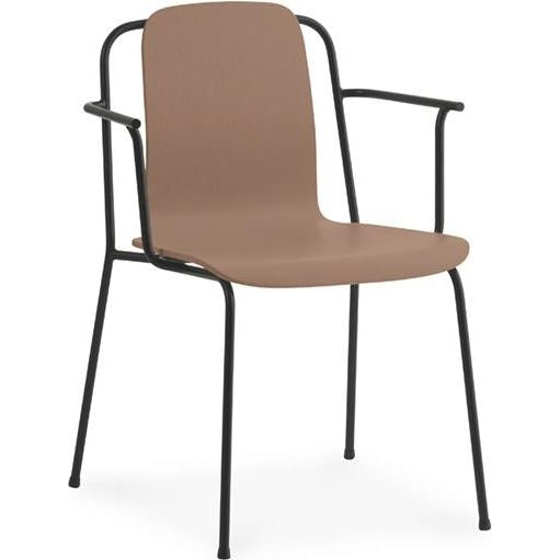 Photo of Studio Armchair - Dining Chair - Brown - H81 X L60 X D57,5 X Sh44 Cm