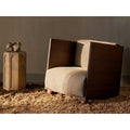 Thumbnail photo of Rum Lounge Chair - Loungestol - Rich Velvet / Darl Stained Pinewood - W80 X D68 X H84 Cm