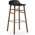 Form Bar Stool 75 Cm Walnut