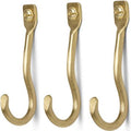 Thumbnail photo of Curvature - Hook - Knager - Brass - Single - W3 X H19,7 X D5,8 Cm