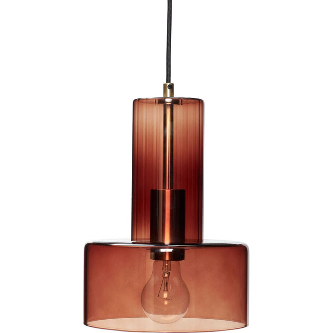 Photo of Hanging Lamp Glass - Brown