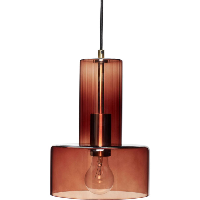 Photo of Hanging Lamp Glass - Brown