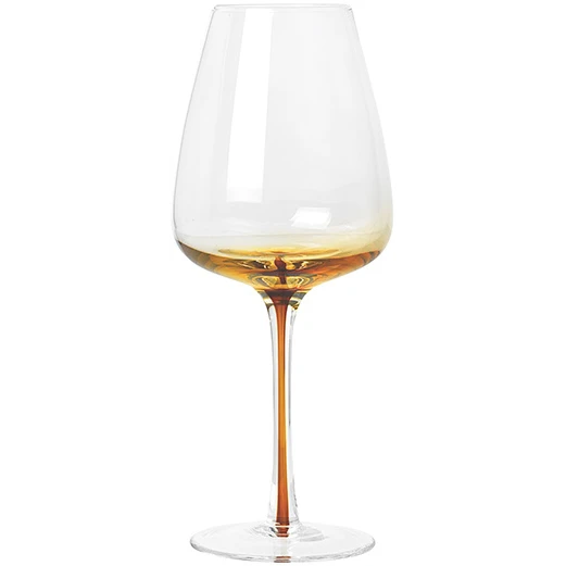 Amber White Wine Glass - Set of 12 Pieces