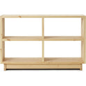 Plank Bookcase Low - Reol - Pine