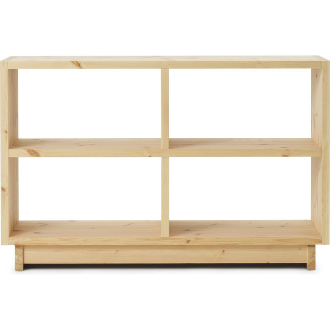 Photo of Plank Bookcase Low - Reol - Pine