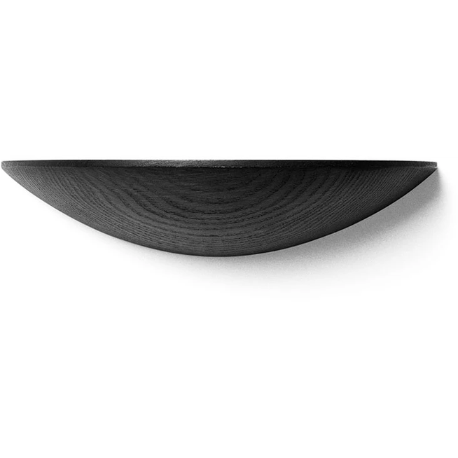Photo of Gridy Fungi Shelf Black Oak, Small - Wall Shelves - Gridy - Wood Colored - Wood
