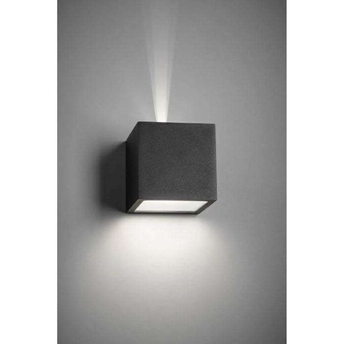 Photo of Cube Up/Down - Black - 2x3W LED - IP54 - 3000K - Wall Lamps