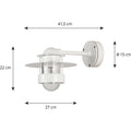 Thumbnail photo of Albertslund Outdoor Wall Lamp Short