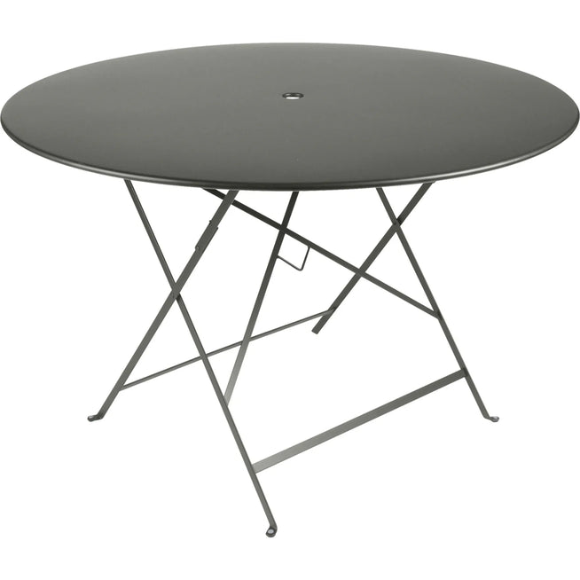 Photo of Bistro Table Ø 117 cm - Rosemary - Outdoor dining table - Green - Metal