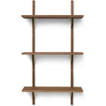 Thumbnail photo of Sector Shelf - Hylde - Røget Eg/messing - T/n - W: 54 X D: 22,1 X H: 102 Cm