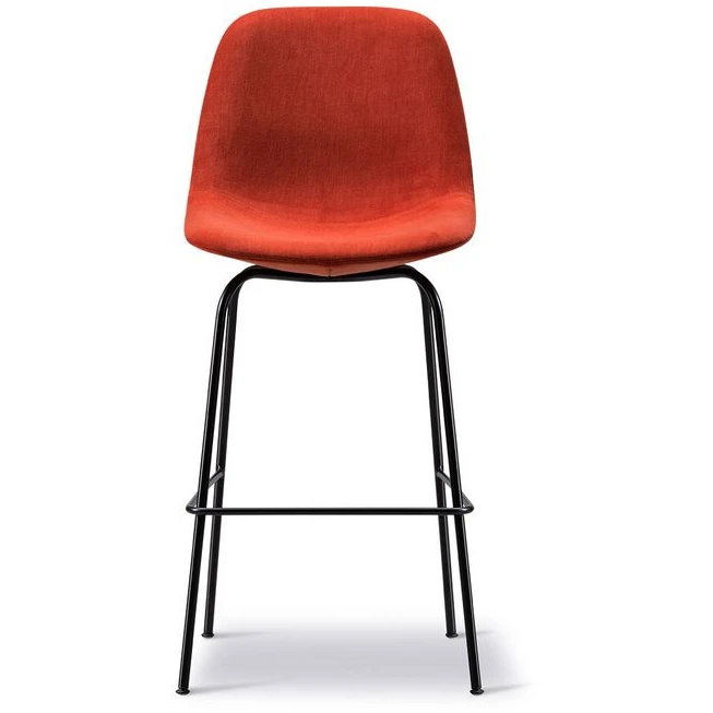 Photo of Eyes 4-leg Barstool 4830 By Foersom & Hiort-lorenzen - Barstol - Clay 12 / Chrome - W51 X D59 X H101 X Sh65 Cm