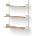 Thumbnail photo of Wall Shelf - 90 - Oak / White - H90 X W83.5 X D30.5 Cm