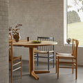 Thumbnail photo of C69E Ry Dining Table with 2 extension leaves Ø: 120 cm - oiled oak