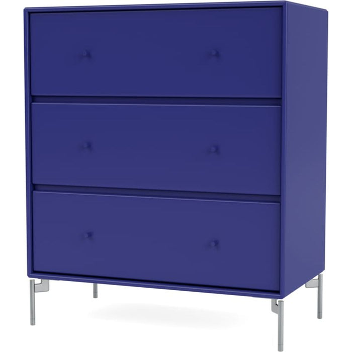 Photo of Carry Dresser - Monarch / Matt Chrome Legs - Dressers - Peter J. Lassen - Blue - Wood