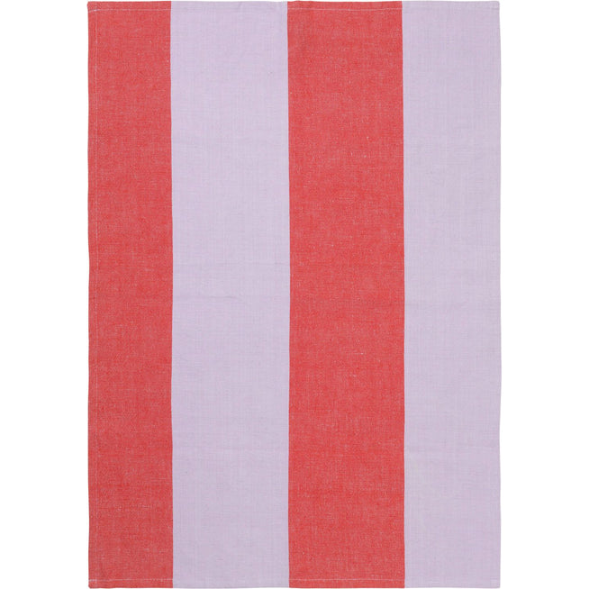Photo of Hale Tea Towel - Viskestykke - Red/lilac - W50 X H70 Cm