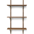 Thumbnail photo of Sector Shelf - Hylde - Røget Eg/messing - T/n - W: 54 X D: 22,1 X H: 102 Cm