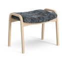 Lamini Children's Foot Stool Laquered Beech/sheep Skin