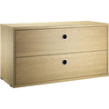 Thumbnail photo of String drawer unit 78x30 - oak - shelving - wood-coloured - wood
