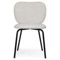 Thumbnail photo of Rico Chair - Spisebordsstol - Soft Bouclé - Off-white/sand - W: 53 X H: 80 X D: 50 Cm