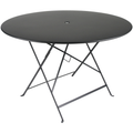 Thumbnail photo of Bistro Table Ø 117 cm, Liquorice - Outdoor dining table - Black - Metal
