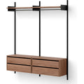Thumbnail photo of New Works Wardrobe Shelf Cabinets W. Drawers - Reolsystem