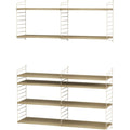 Thumbnail photo of String Wall Rack 75x30, Beige, 2-pack - Shelving - Nils Strinning - Beige - Metal