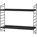 Thumbnail photo of String Metal Shelf - Low Edge 58x20 - Black