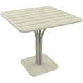 Thumbnail photo of Luxembourg Pedestal Table 80x80 Cm Clay Grey A5 - Matbord Utomhus - Frédéric Sofia - Grön,grå - Metall