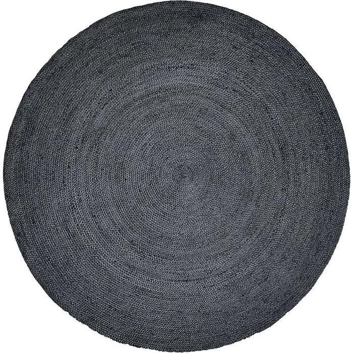 Photo of Jute Round Rug - Black