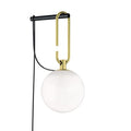 Thumbnail photo of Nh Wall Lamp Black-brass