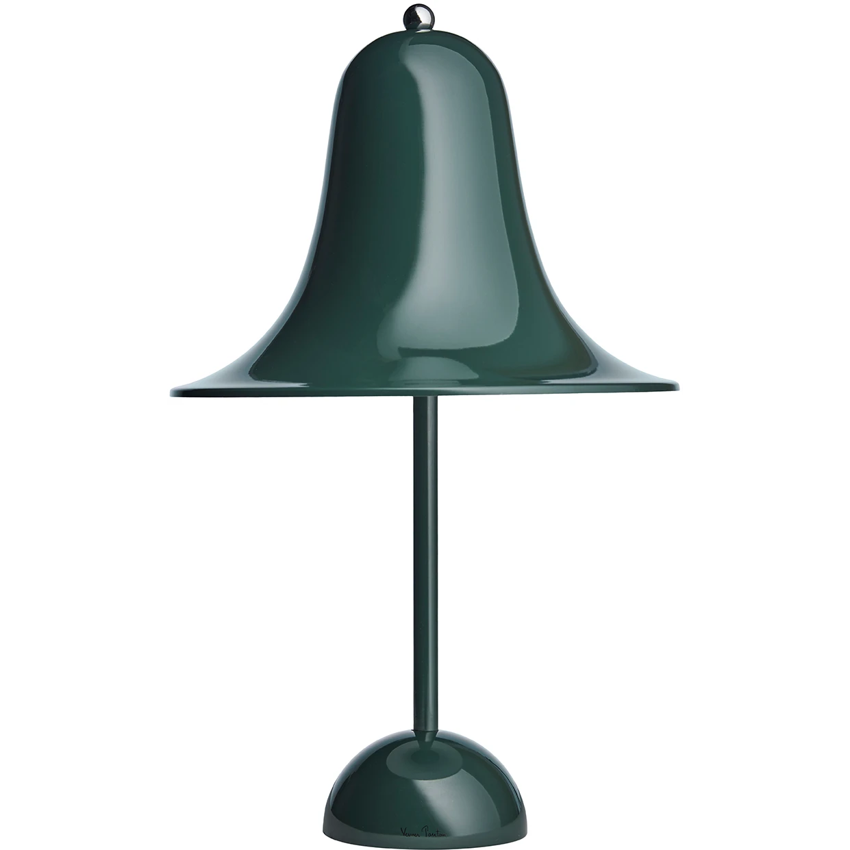 Pantop Table Lamp, Dark Green, Excl. E14 (220v) Max 25w - Bordslampor - Verner Panton - Grön