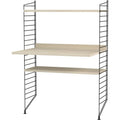 Thumbnail photo of String Headboard 115, Black, 2-pack - Shelving - Nils Strinning - Black - Metal
