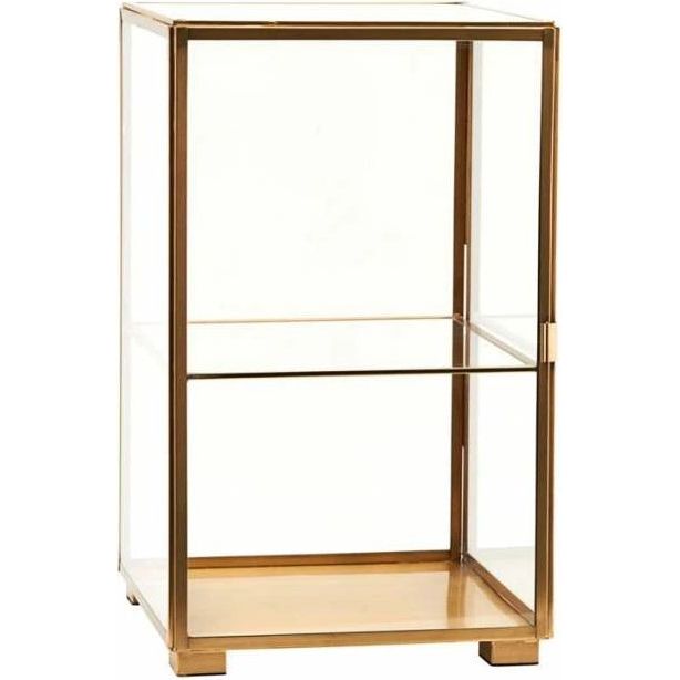 Brass Glass Cabinet